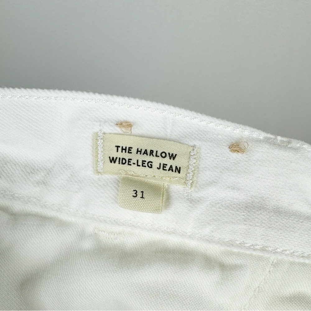Madewell Harlow Wide-Leg Jeans Airy Denim Edition White Size 31 - Picture 8 of 10